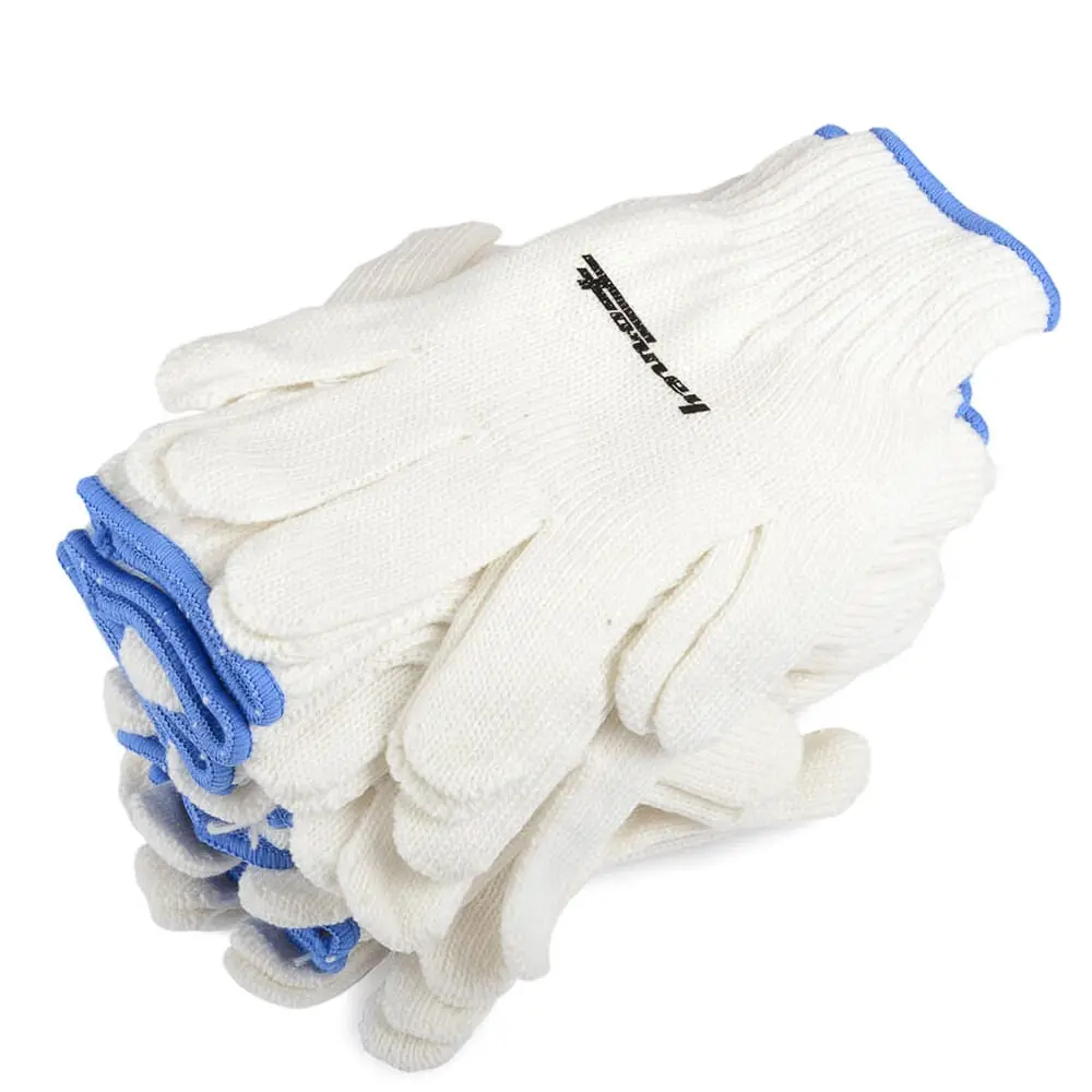 String Knit Gloves, 12-Pack (Size L) 1