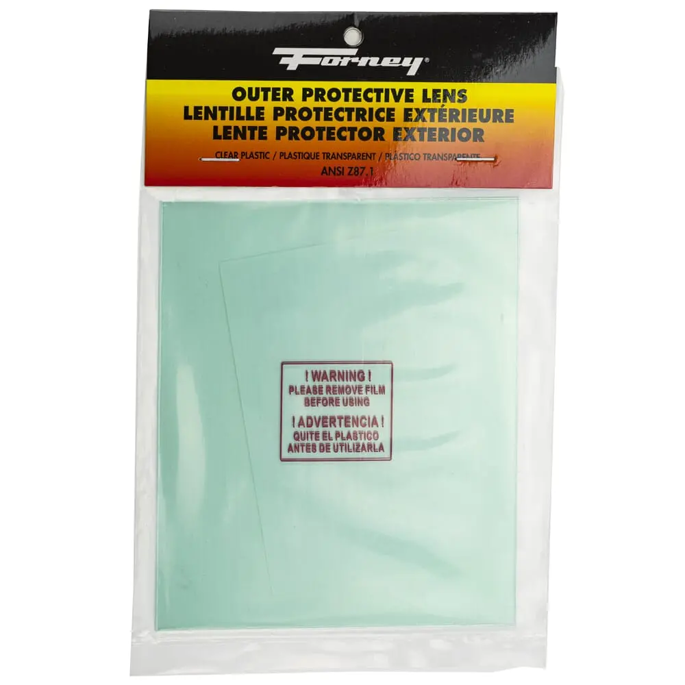 Forney® Pro Series Welding Helmets Outer Protective Lens, 2-Pack 1