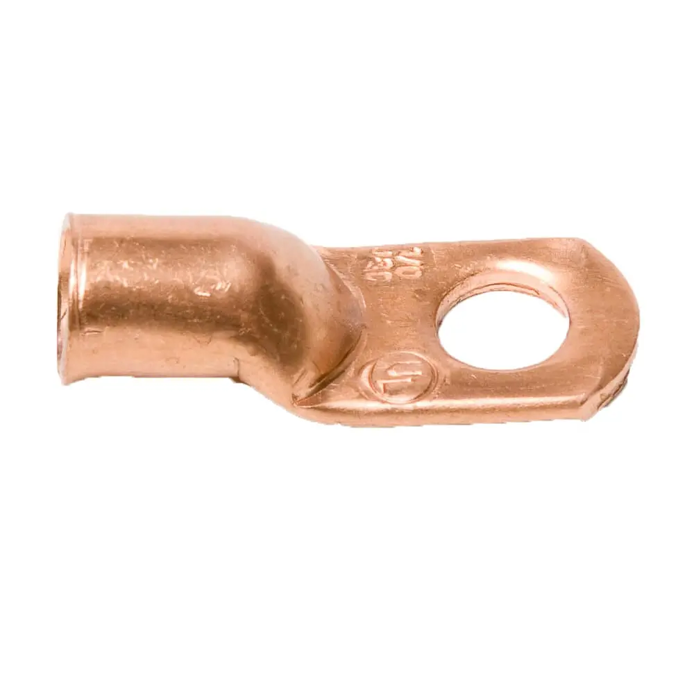 Lug For Number 1/0 Cable, 3/8 In Stud, 5-Pack 1