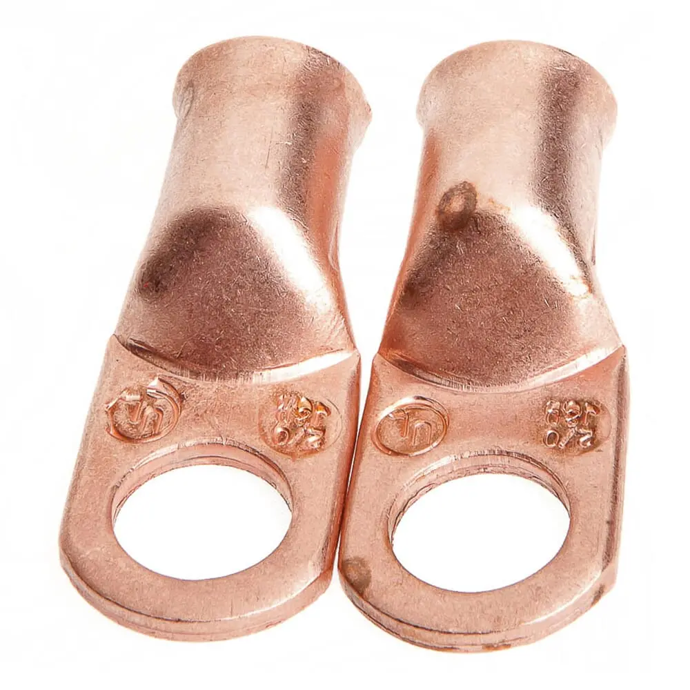 Lug For Number 2/0 Cable, 1/2 In Stud, Premium Copper 1