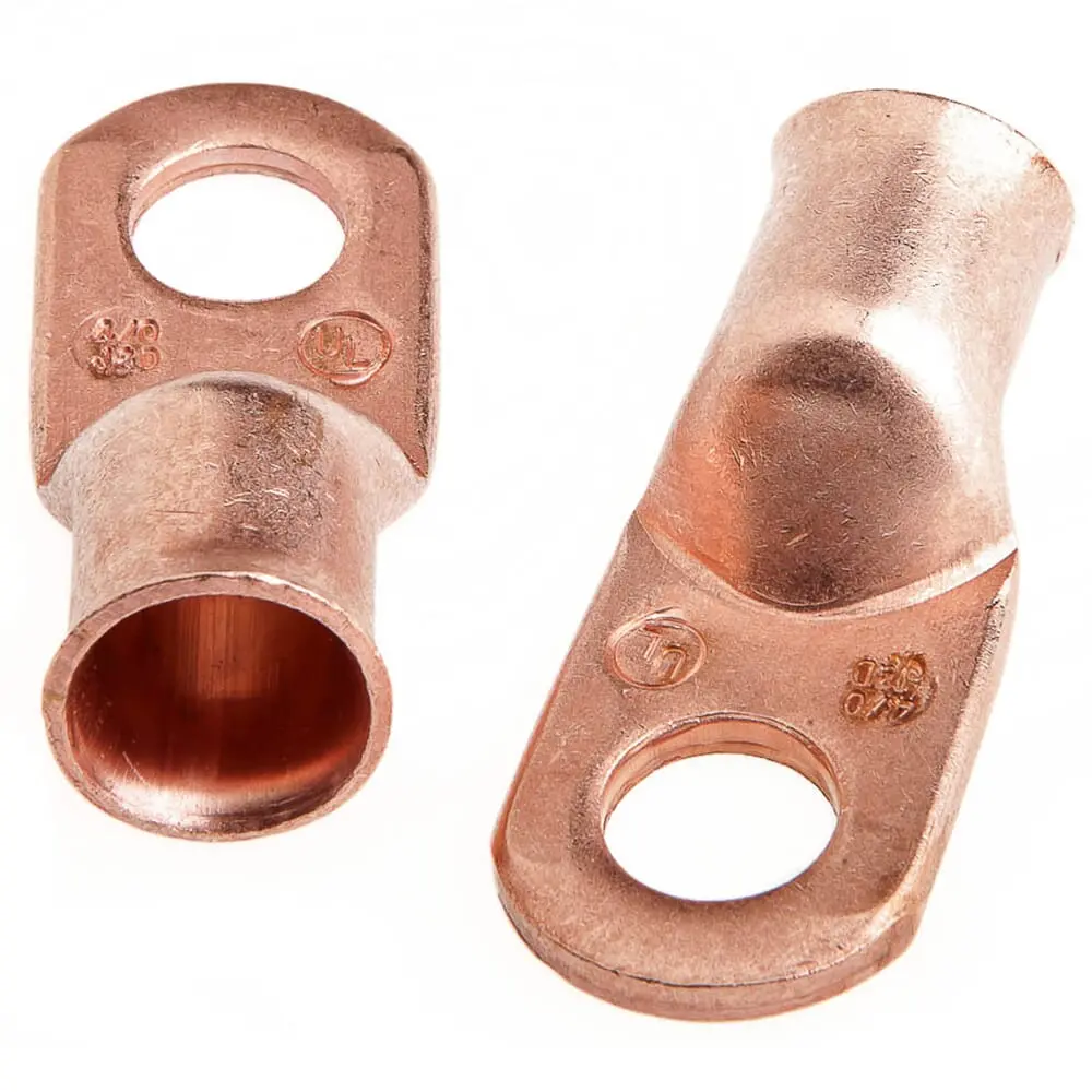 Lug For Number 4/0 Cable, 1/2 In Stud, Premium Copper 1