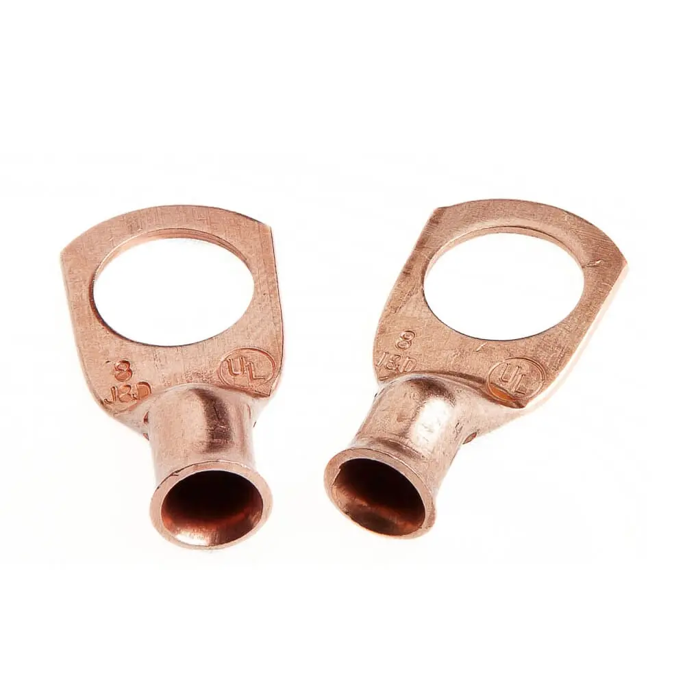 Lug For Number 4 Cable, 1/2 In Stud, Premium Copper 1