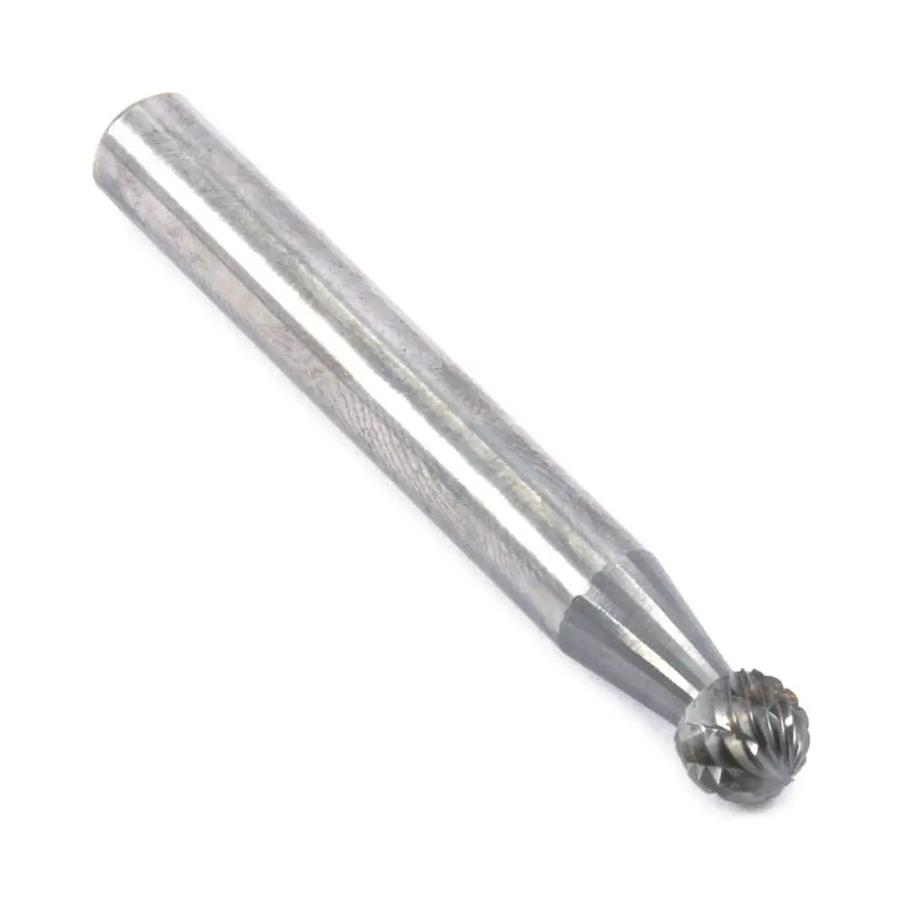 Tungsten Carbide Burr, 1/4 In Ball Shape (Sd-1) 1