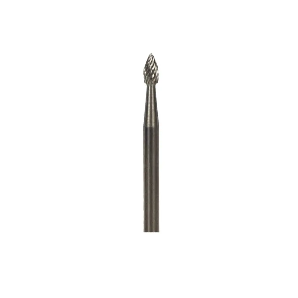 Tungsten Carbide Burr, 1/8 In Flame Shape (Sh-41) 1