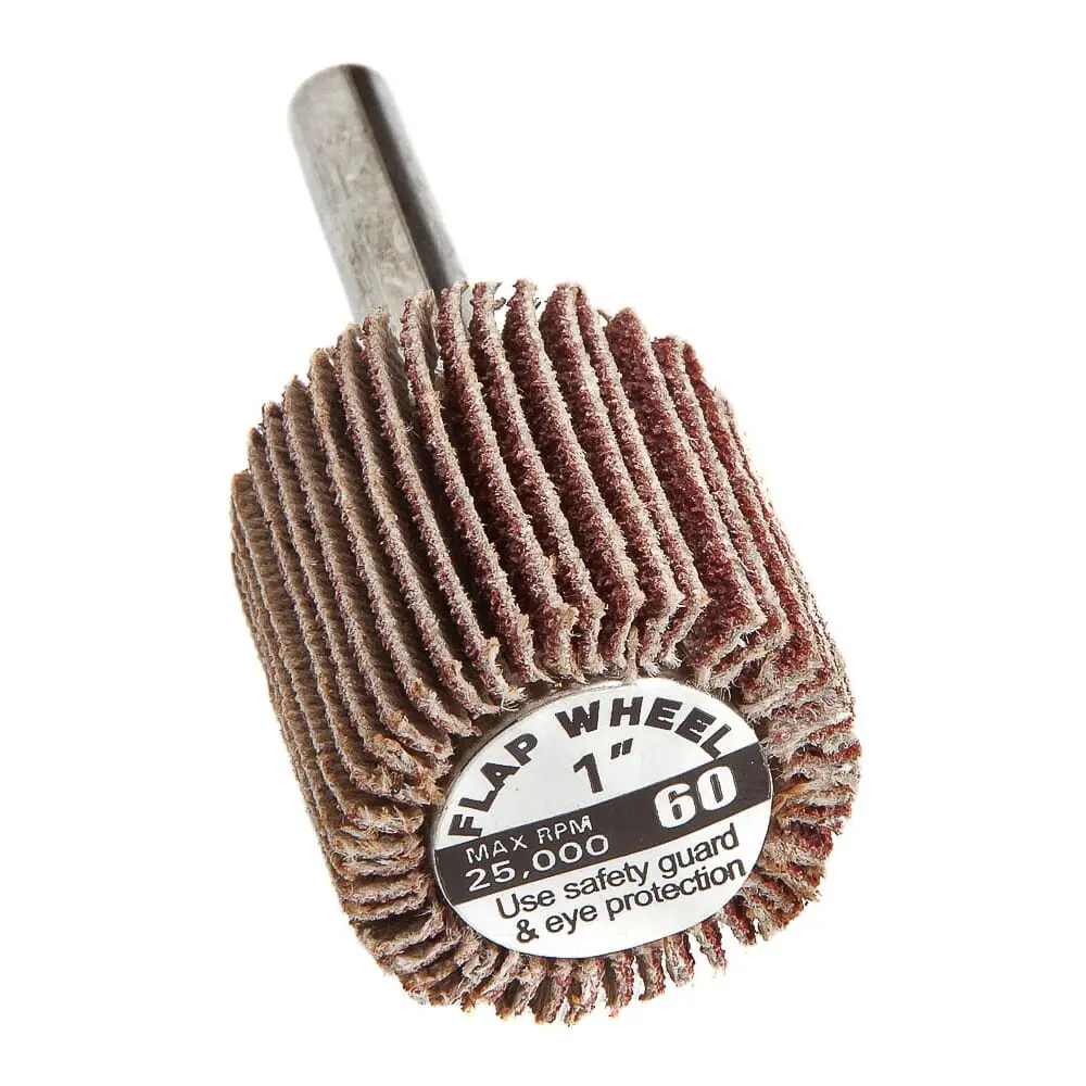 Flap Wheel, Shank Mounted, 1 In X 1 In 1