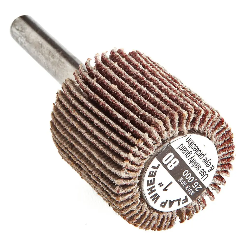 Flap Wheel, Shank Mounted, 1 In X 1 In 1