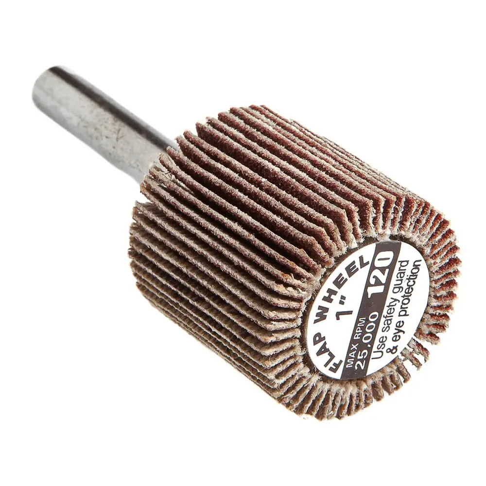 Flap Wheel, Shank Mounted, 1 In X 1 In 1