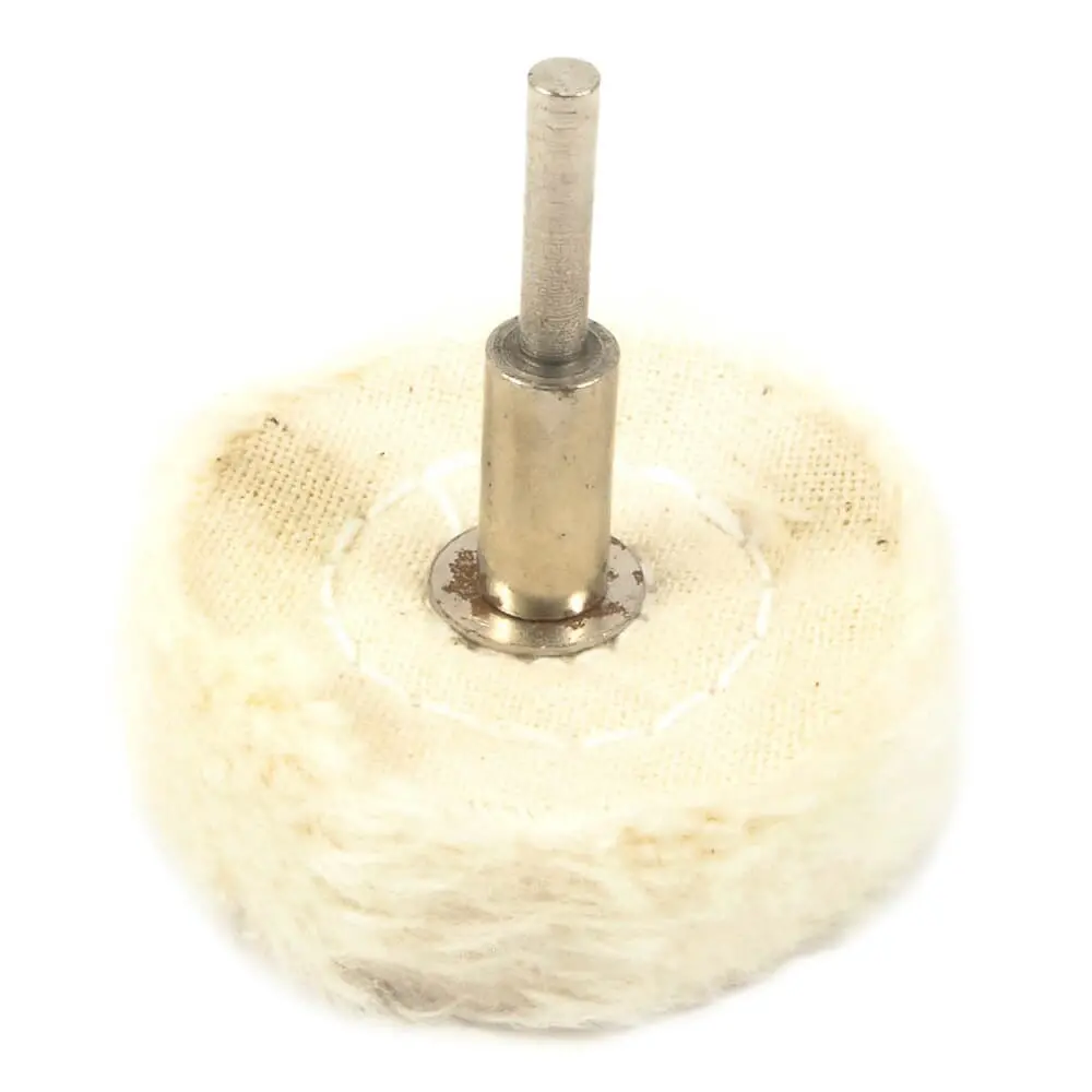 Buffing Wheel, Cotton, 1-1/2 In X 1/8 In Shaft 1