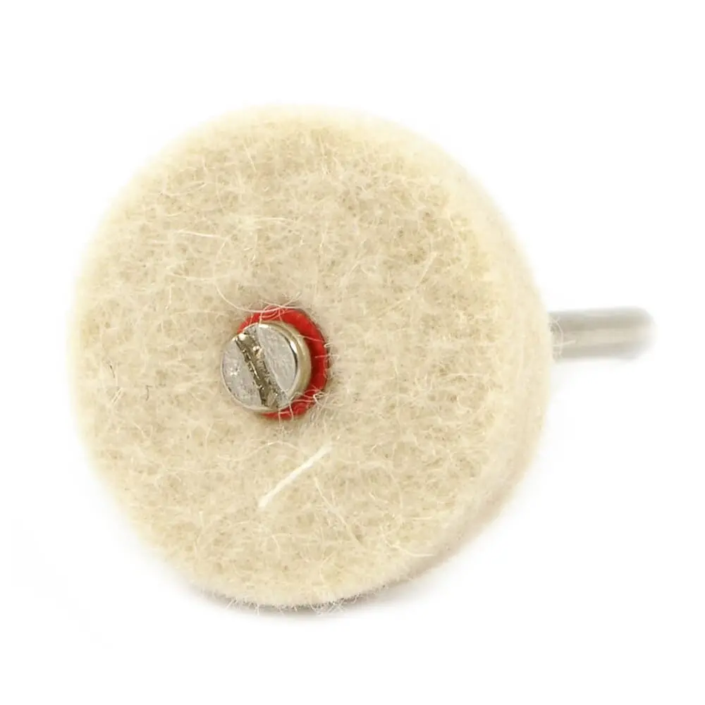 Polishing Wheel, Felt, 1 In X 1/8 In Shaft 1