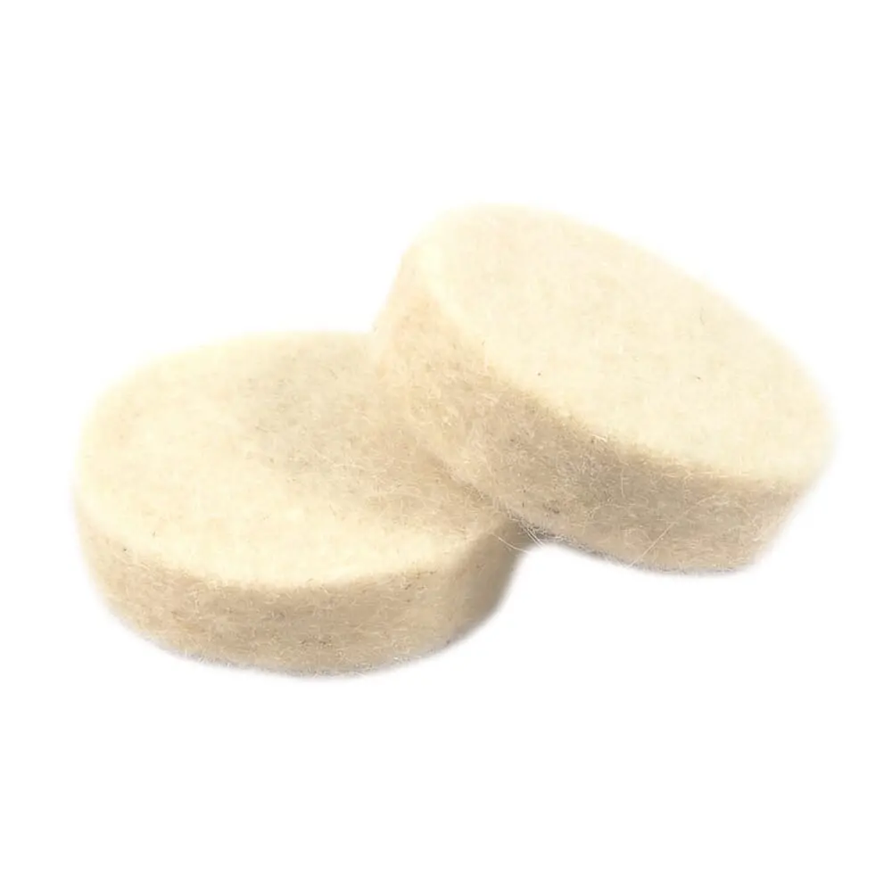 Polishing Wheel, Felt Replacement, 1 In (2-Pack) 1