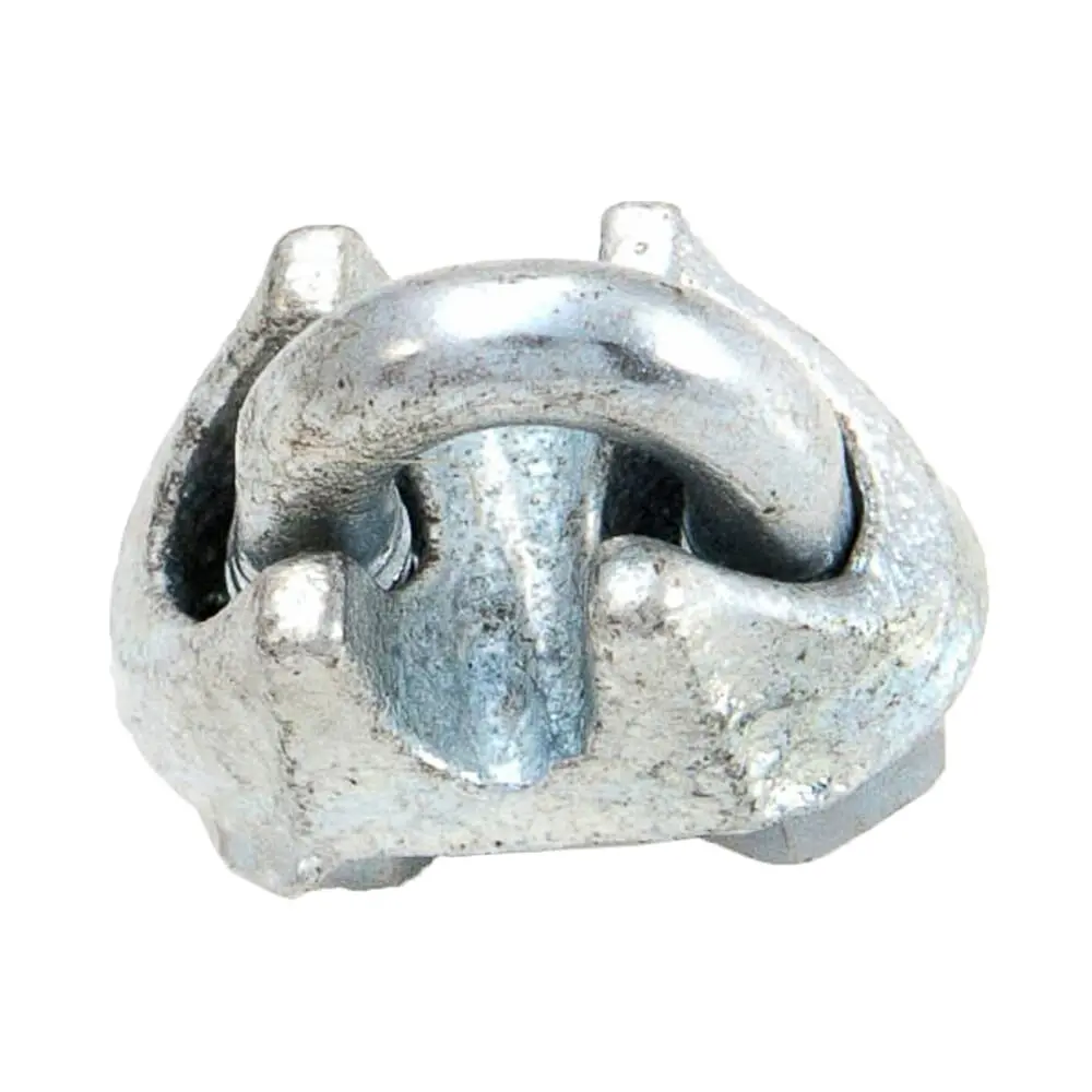 Wire Rope Clips, Zinc Plated, 1/8 In 1