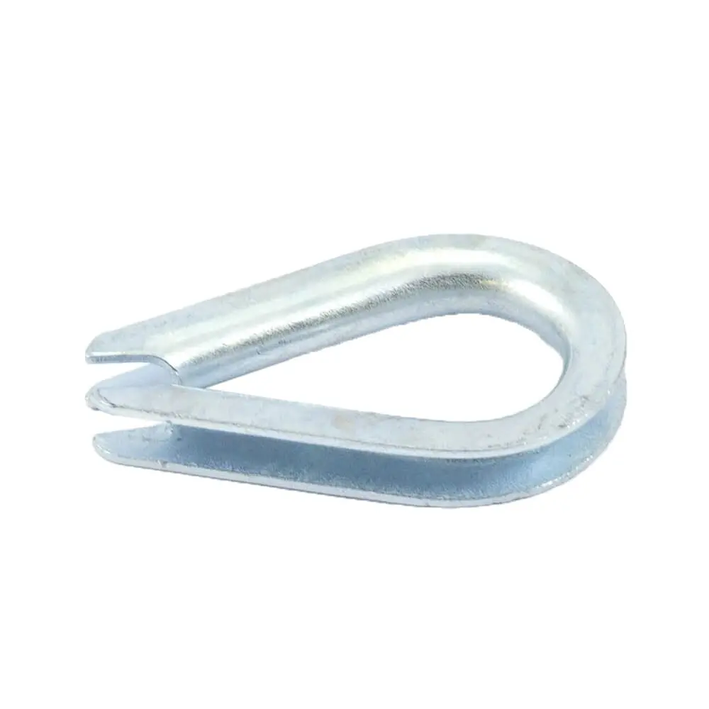 Wire Rope Thimble, Zinc Plated, 1/8 In 1