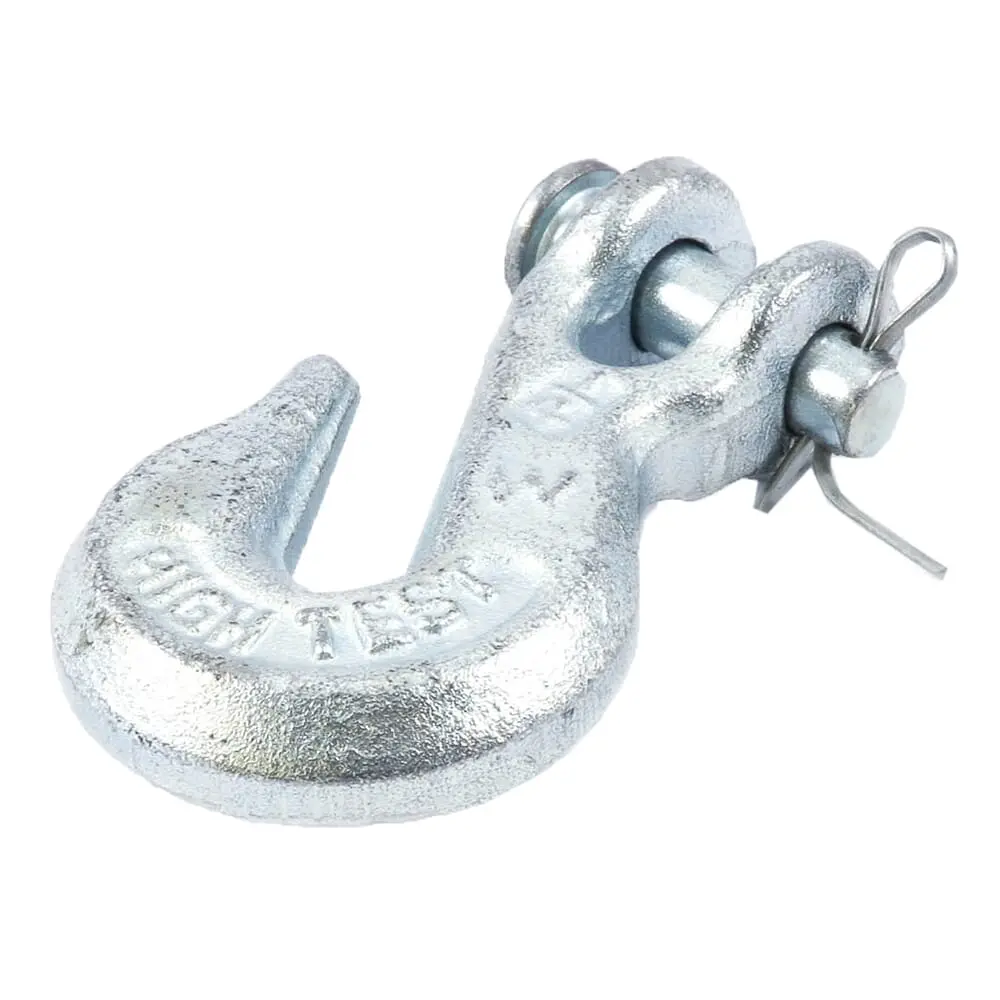 Clevis Grab Hook, Forged Galvanized, 1/4 In 1