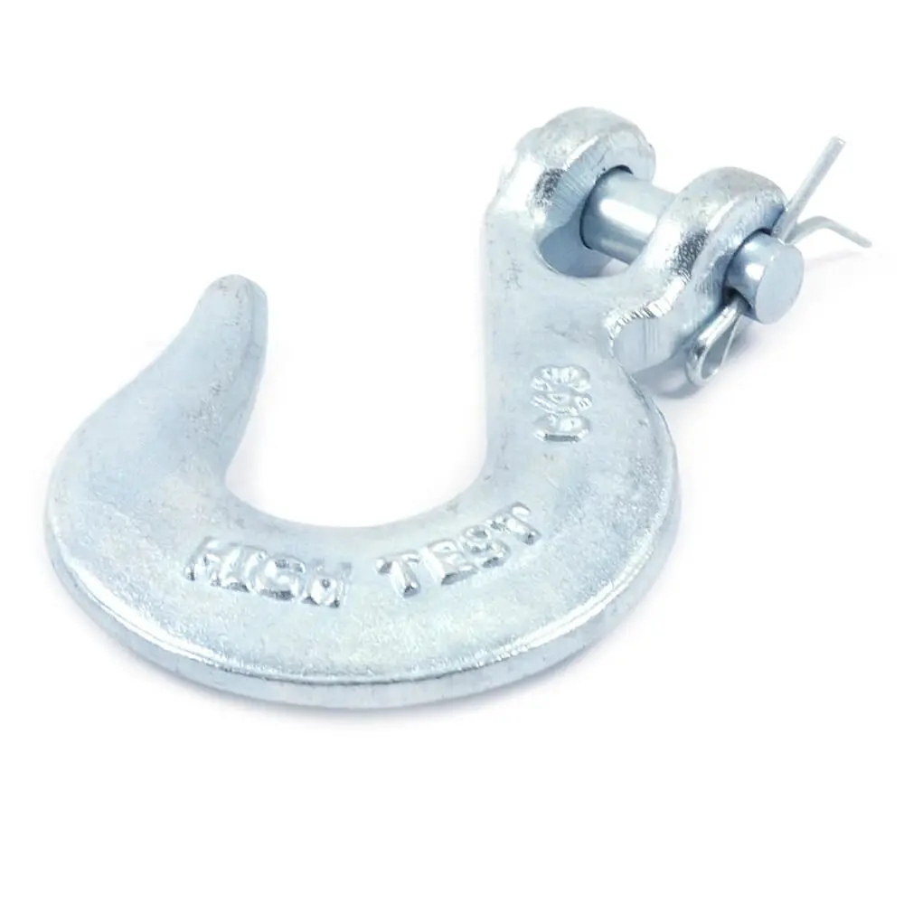 Clevis Slip Hook, Forged Galvanized, 1/4 In 1