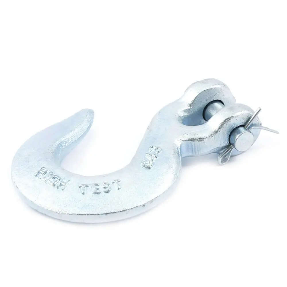 Clevis Slip Hook, Forged Galvanized, 5/16 In 1