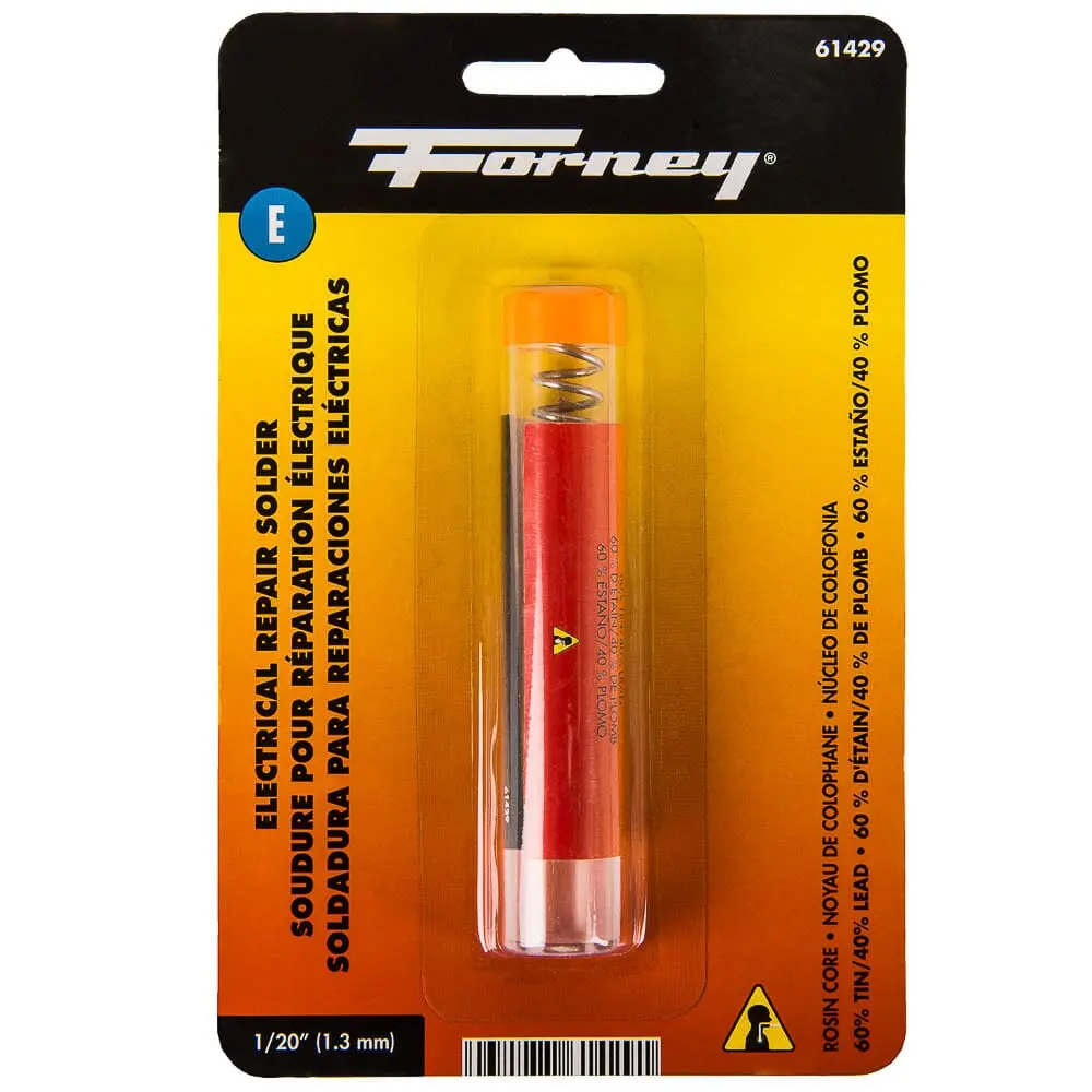 Solder, Electrical Repair, Rosin Core, 1/20 In, .3 Ounce 1
