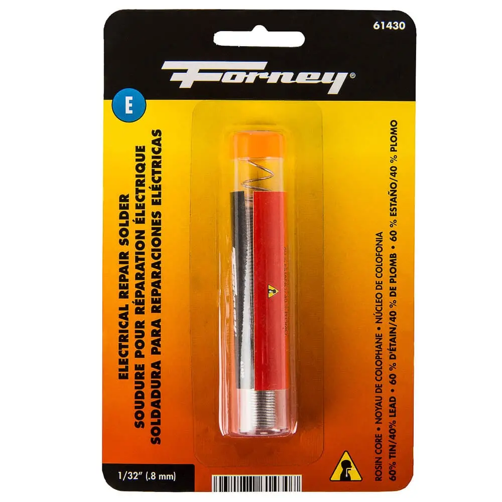 Solder, Electrical Repair, Rosin Core, 1/32 In, .3 Ounce 1