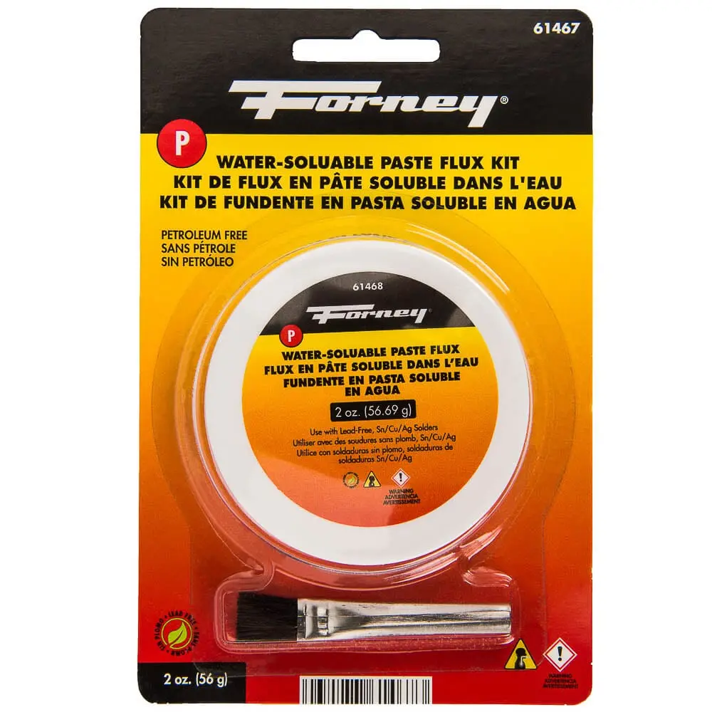Water Soluble Flux And Brush, Paste, 2 Ounce 1