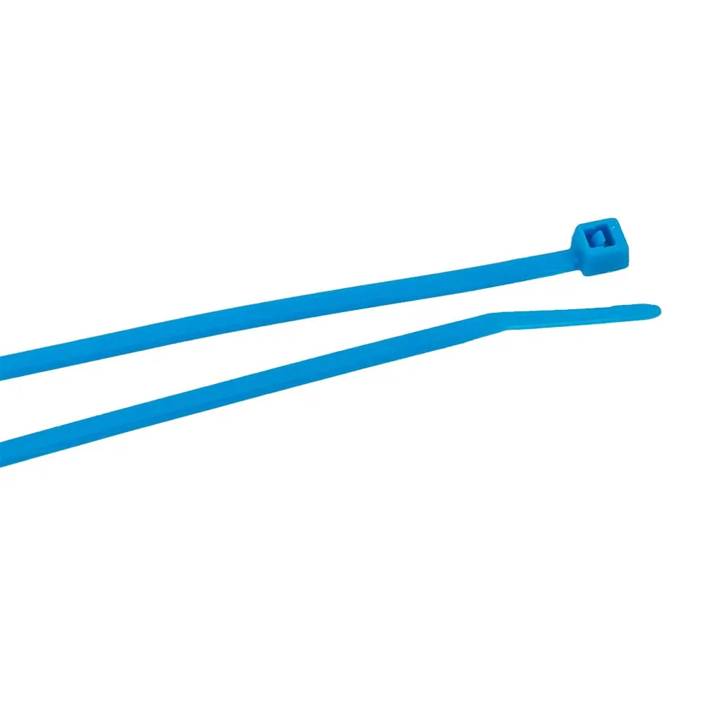 Cable Ties, 4 In Blue Ultra Light-Duty, 100-Pack 1