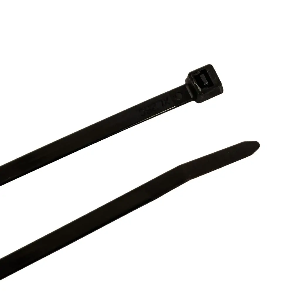 Cable Ties, 8 In Black Standard Duty, 25-Pack 1