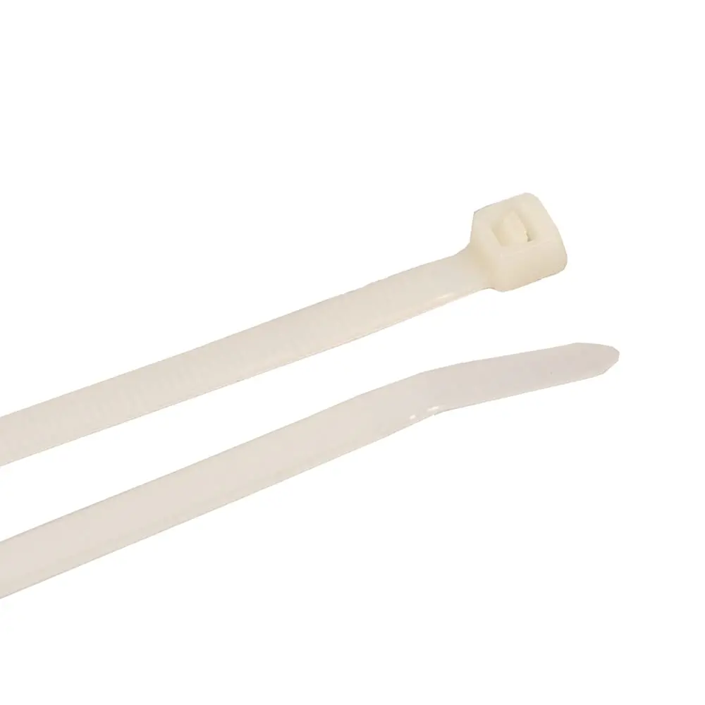 Cable Ties, 8 In Natural Standard Duty, 100-Pack 1