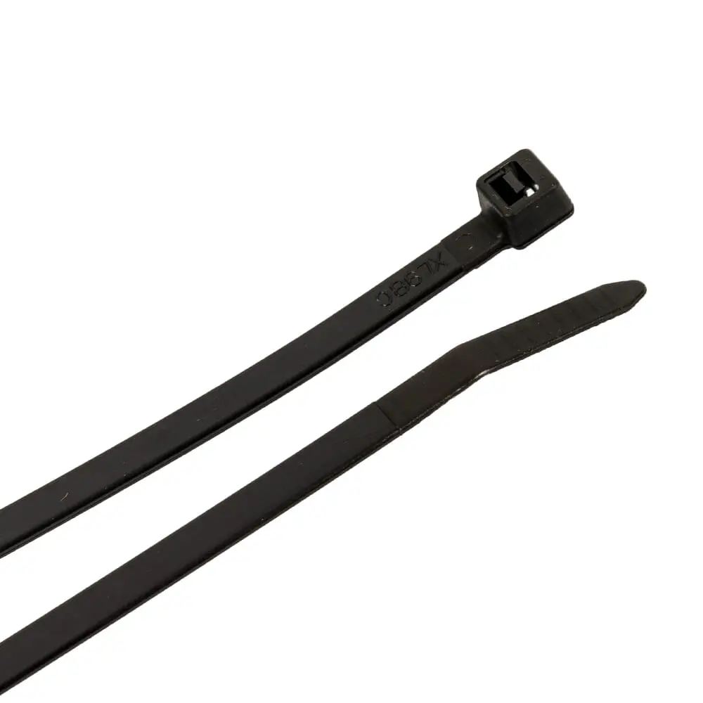 Cable Ties, 8 In Black Standard Duty, 100-Pack 1