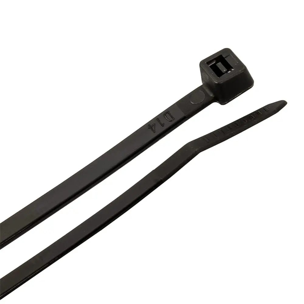 Cable Ties, 14-1/2 In Black Standard Duty, 25-Pack 1