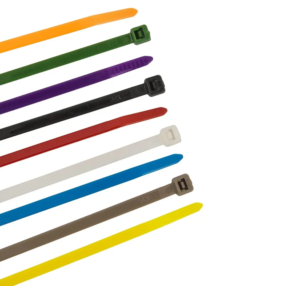 Cable Ties, 14-1/2 In Standard Duty Assortment, 100-Pack 1
