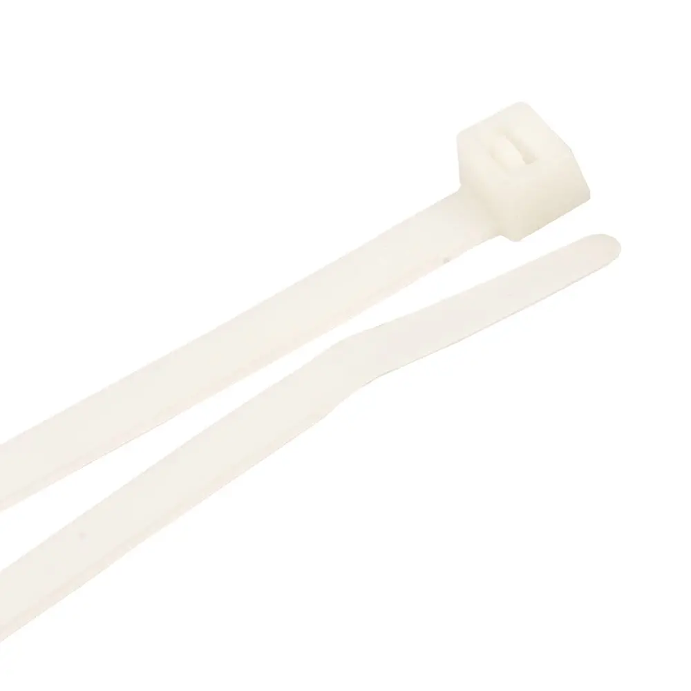 Cable Ties, 8 In Natural Heavy-Duty, 100-Pack 1
