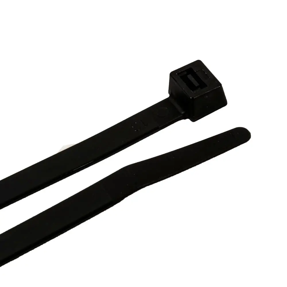 Cable Ties, 8 In Black Heavy-Duty, 100-Pack 1
