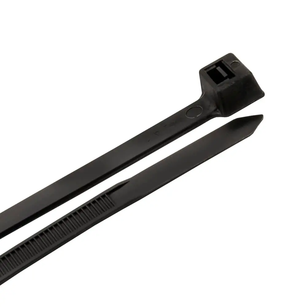 Cable Ties, 14-1/2 In Black Heavy-Duty, 100-Pack 1