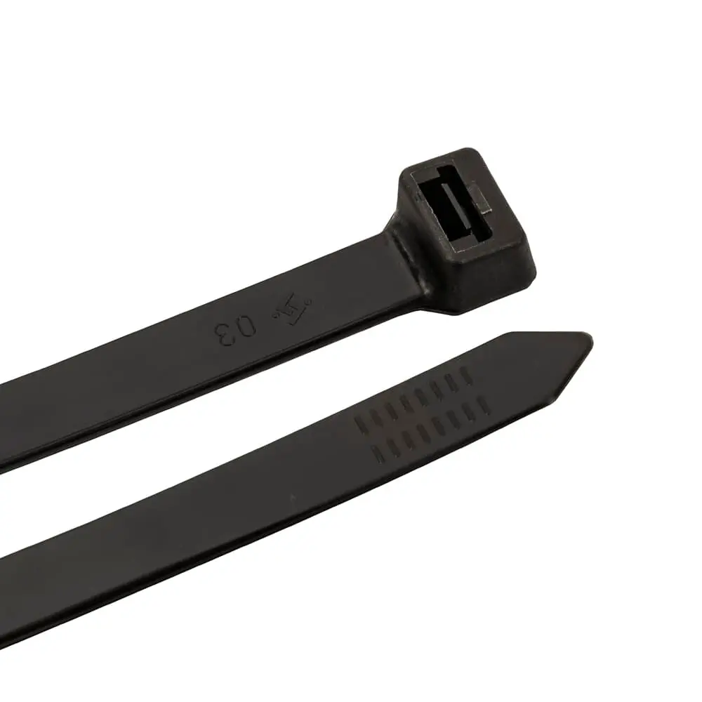 Cable Ties, 22 In Black Super Heavy-Duty, 25-Pack 1