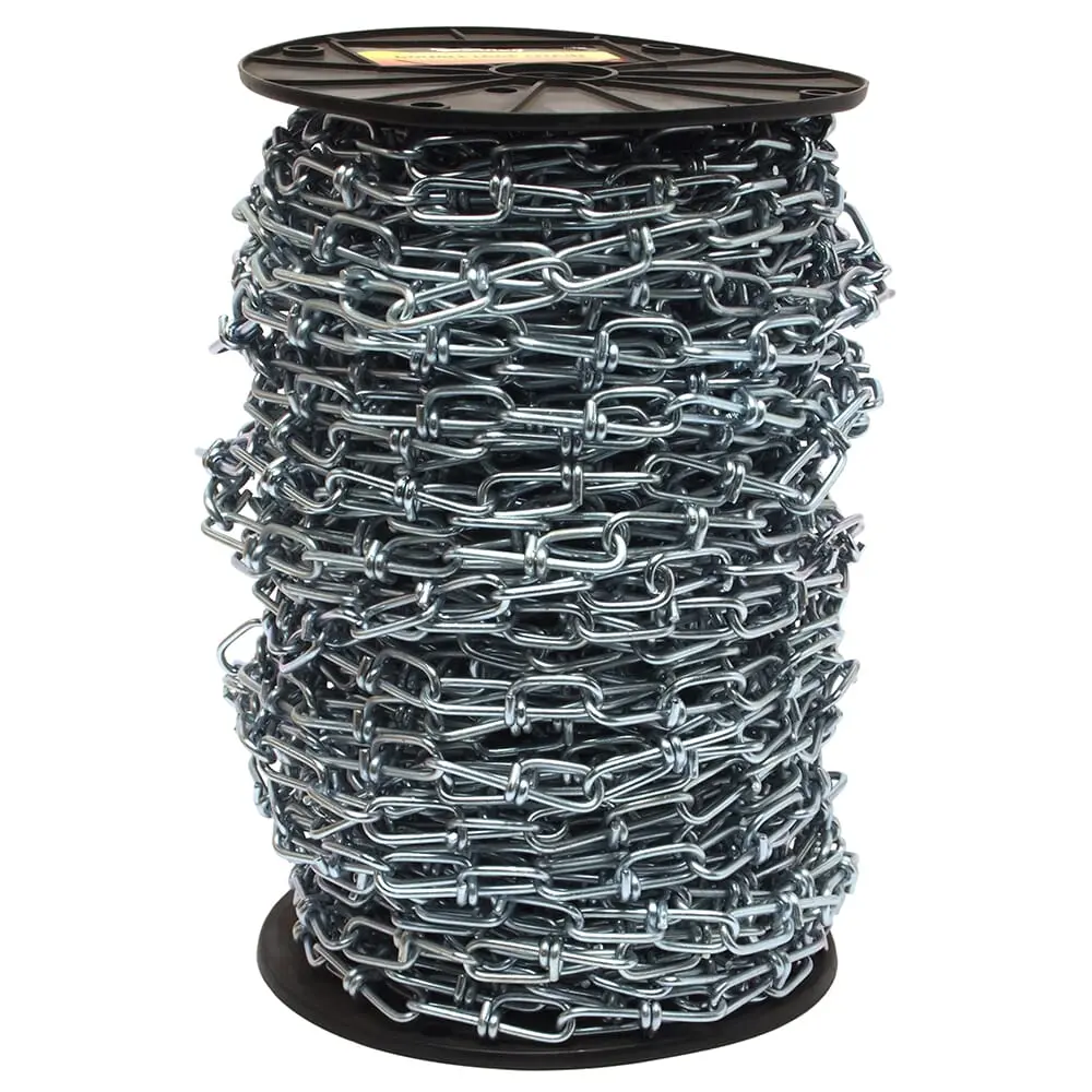 Double Loop Chain, Zinc-Plated, Number 2/0 X 175Ft 1