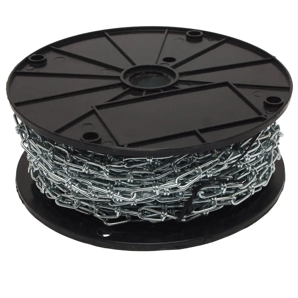 Double Loop Chain, Zinc-Plated, Number 3 X 100Ft 1