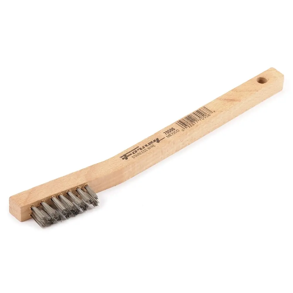 Scratch Brush, Stainless Steel, 3 X 7 Rows 1