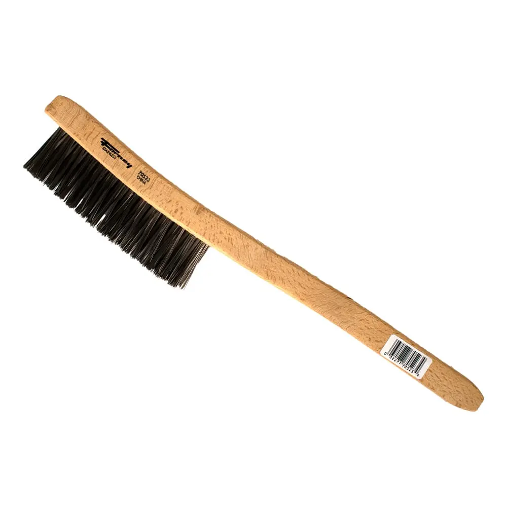 Scratch Brush, V-Groove, Stainless, 3 X 19 Rows 1