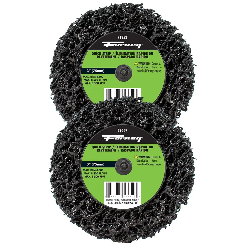 Quick Change Stripping Disc, 3 In (2-Pack Of Forney® 71952) 1