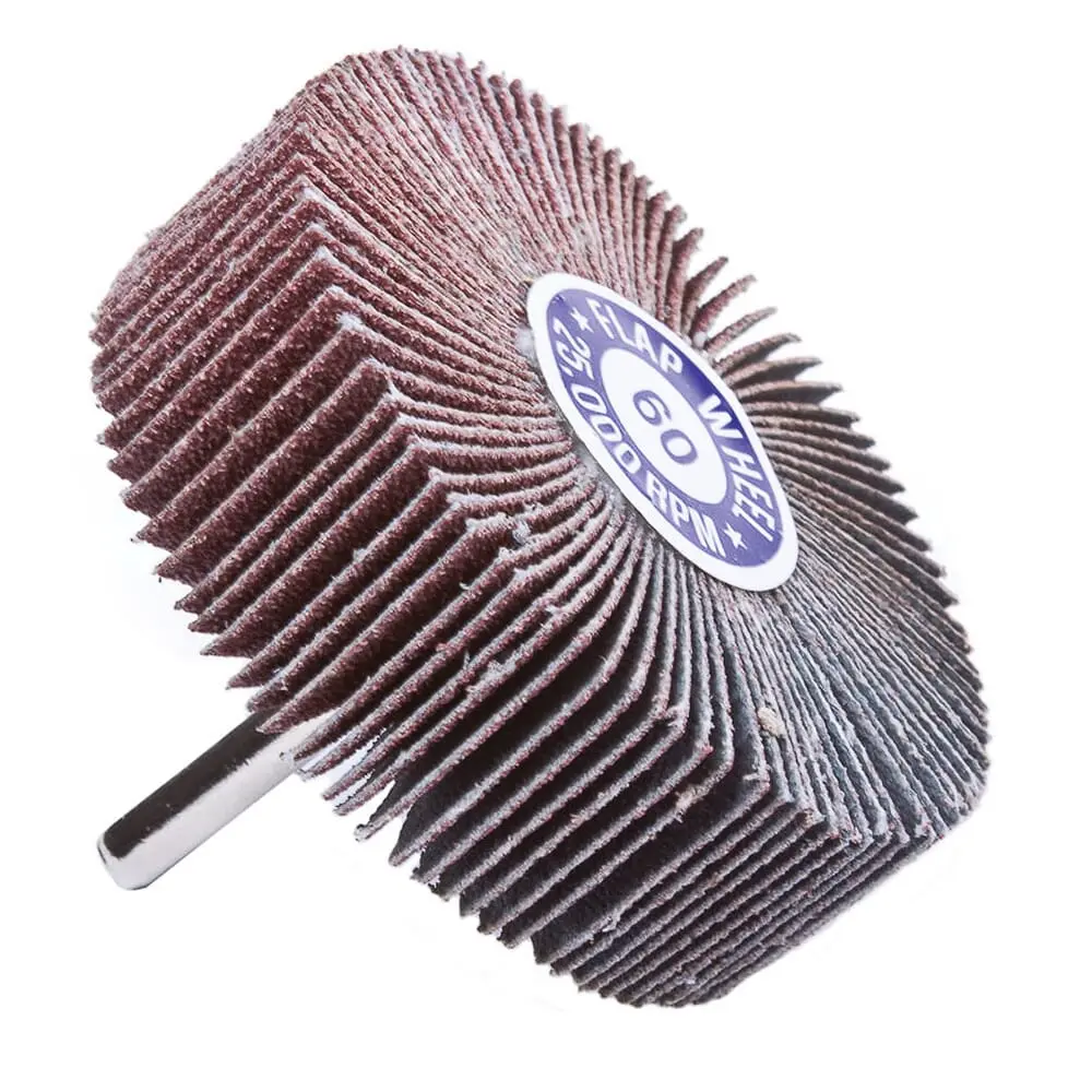 Flap Wheel, Shank Mounted, 3 In X 1 In 1