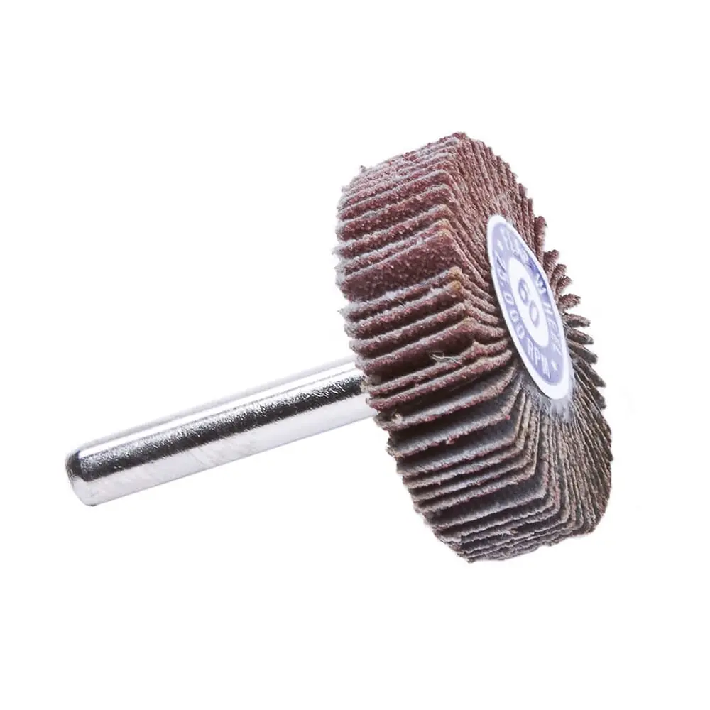 Flap Wheel, Shank Mounted, 1-1/2 In X 1/2 In 1