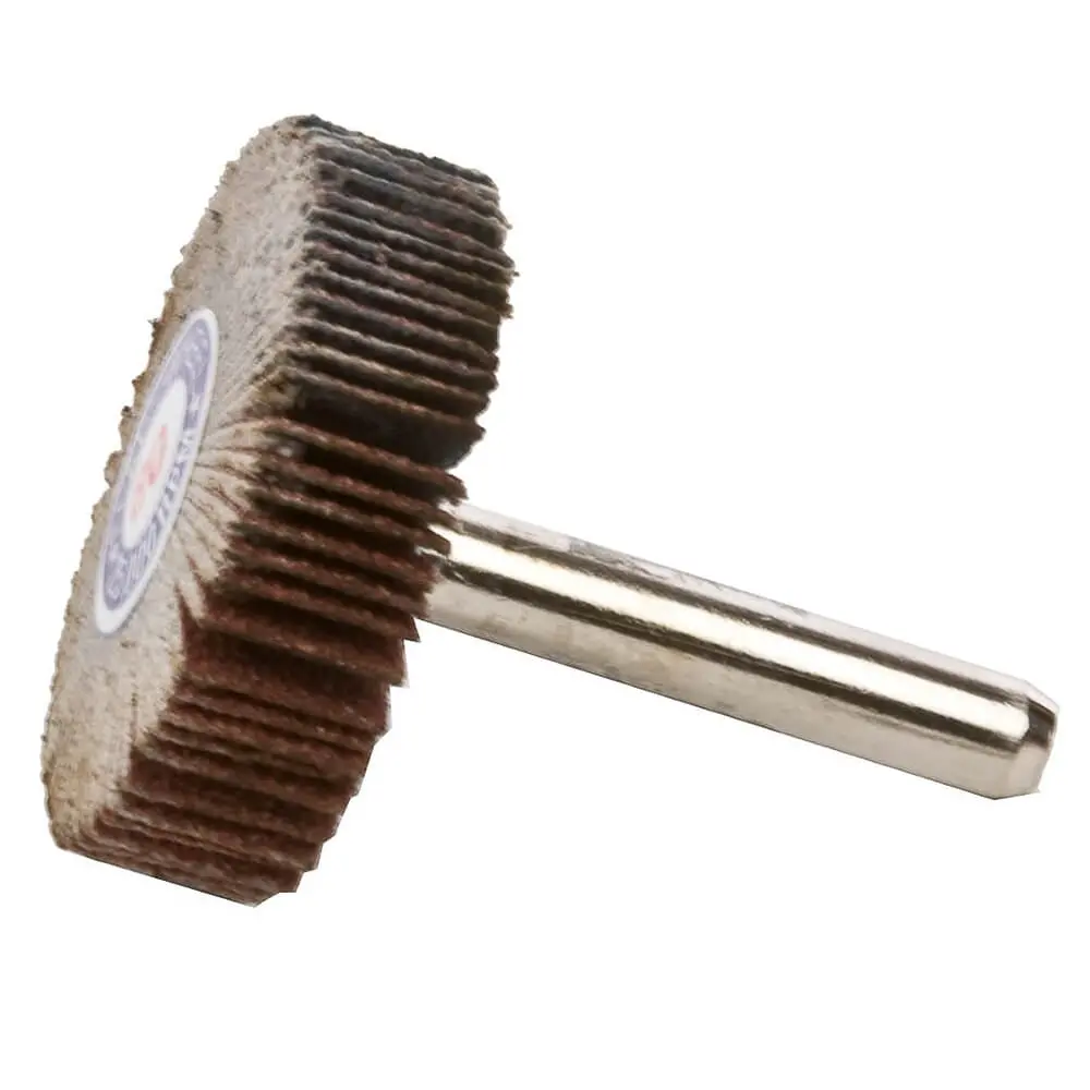 Flap Wheel, Shank Mounted, 1-1/2 In X 1/2 In 1