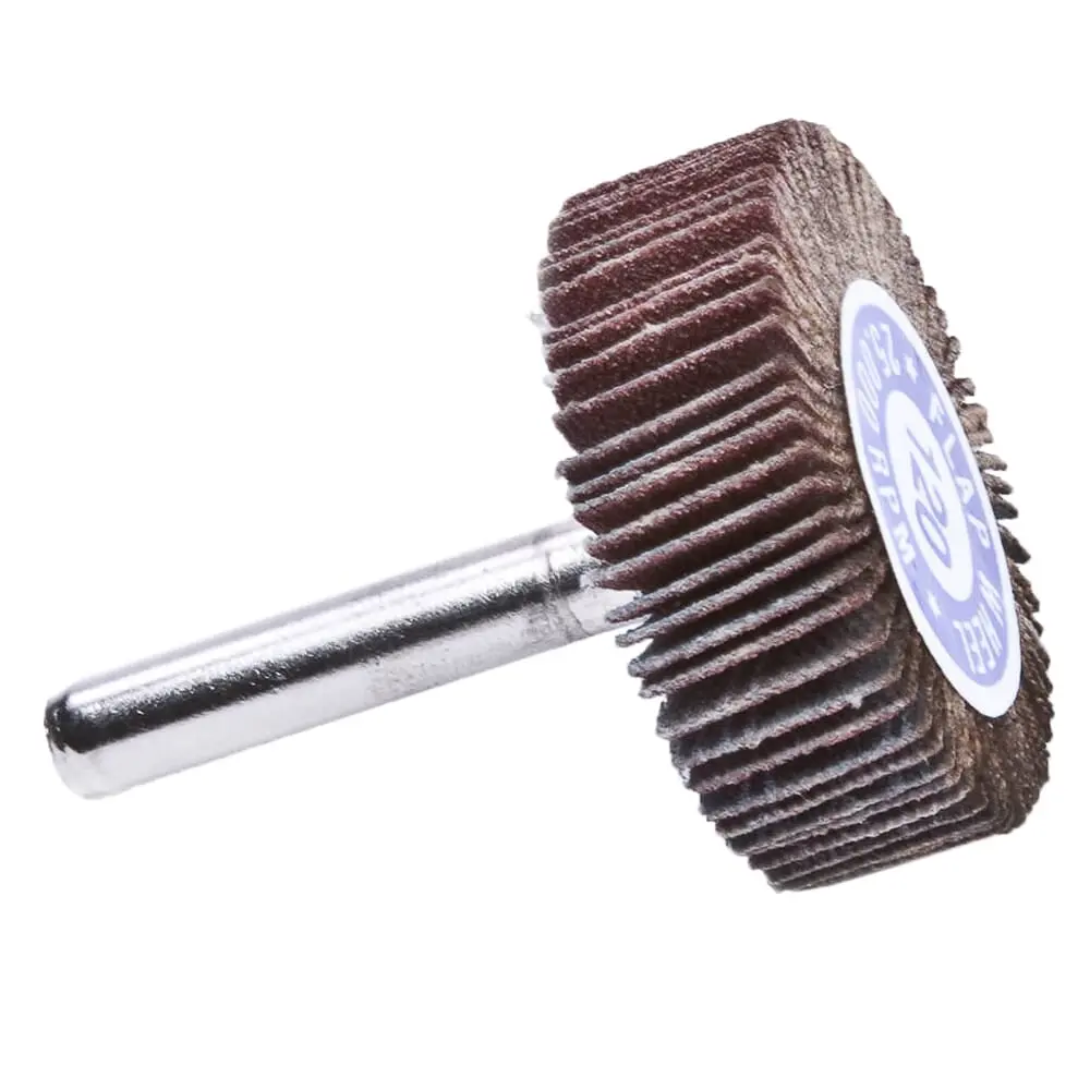 Flap Wheel, Shank Mounted, 1-1/2 In X 1/2 In 1
