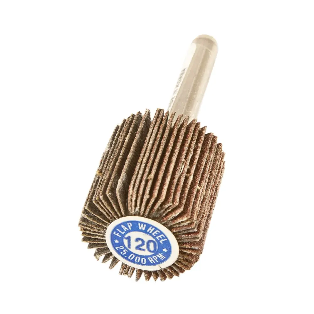 Flap Wheel, Shank Mounted, 1 In X 1 In 1
