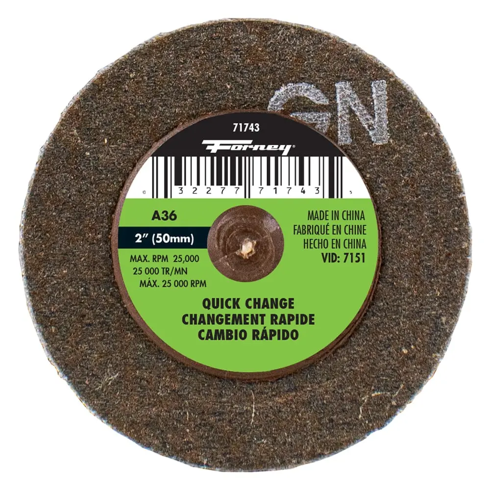 Quick Change Sanding Disc, 2 In, 36 Grit 1
