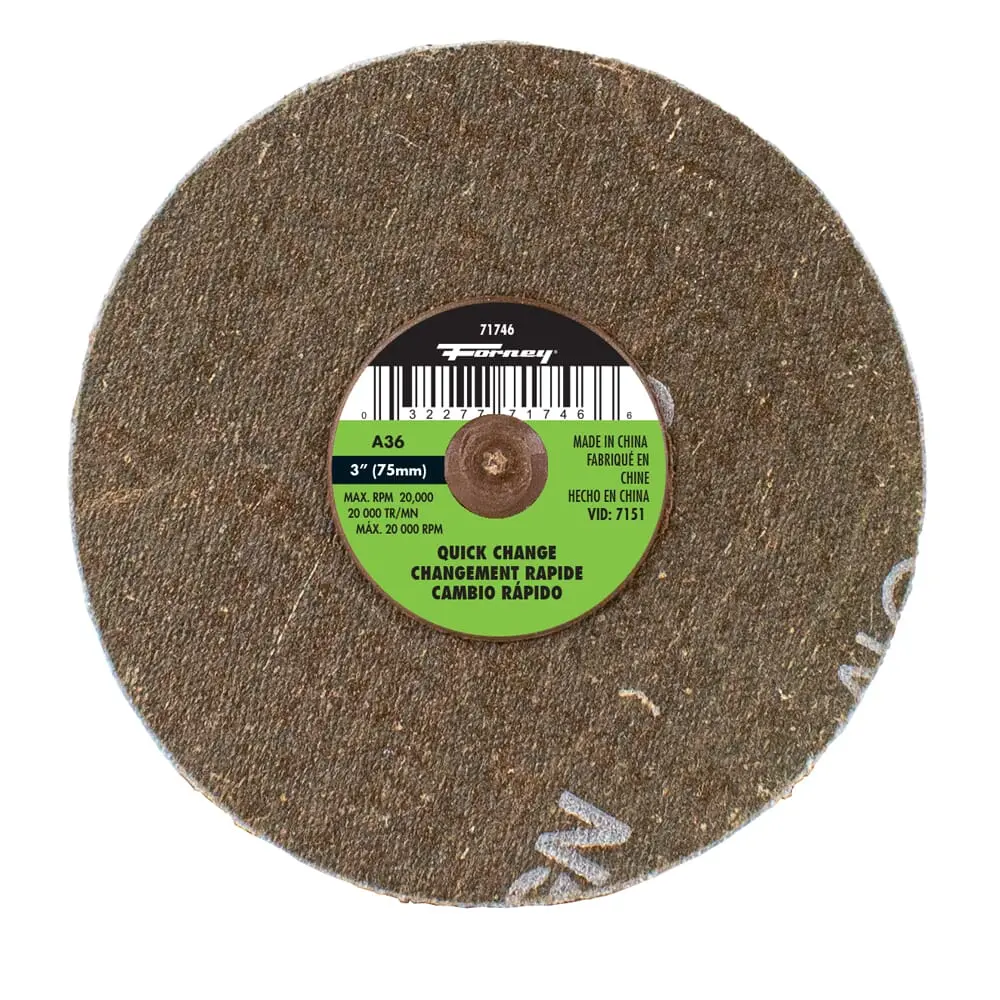 Quick Change Sanding Disc, 3 In, 36 Grit 1