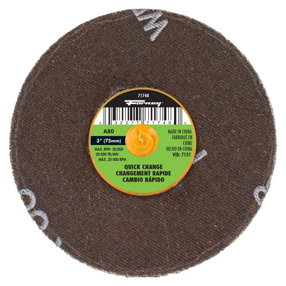 Quick Change Sanding Disc, 3 In, 80 Grit 1