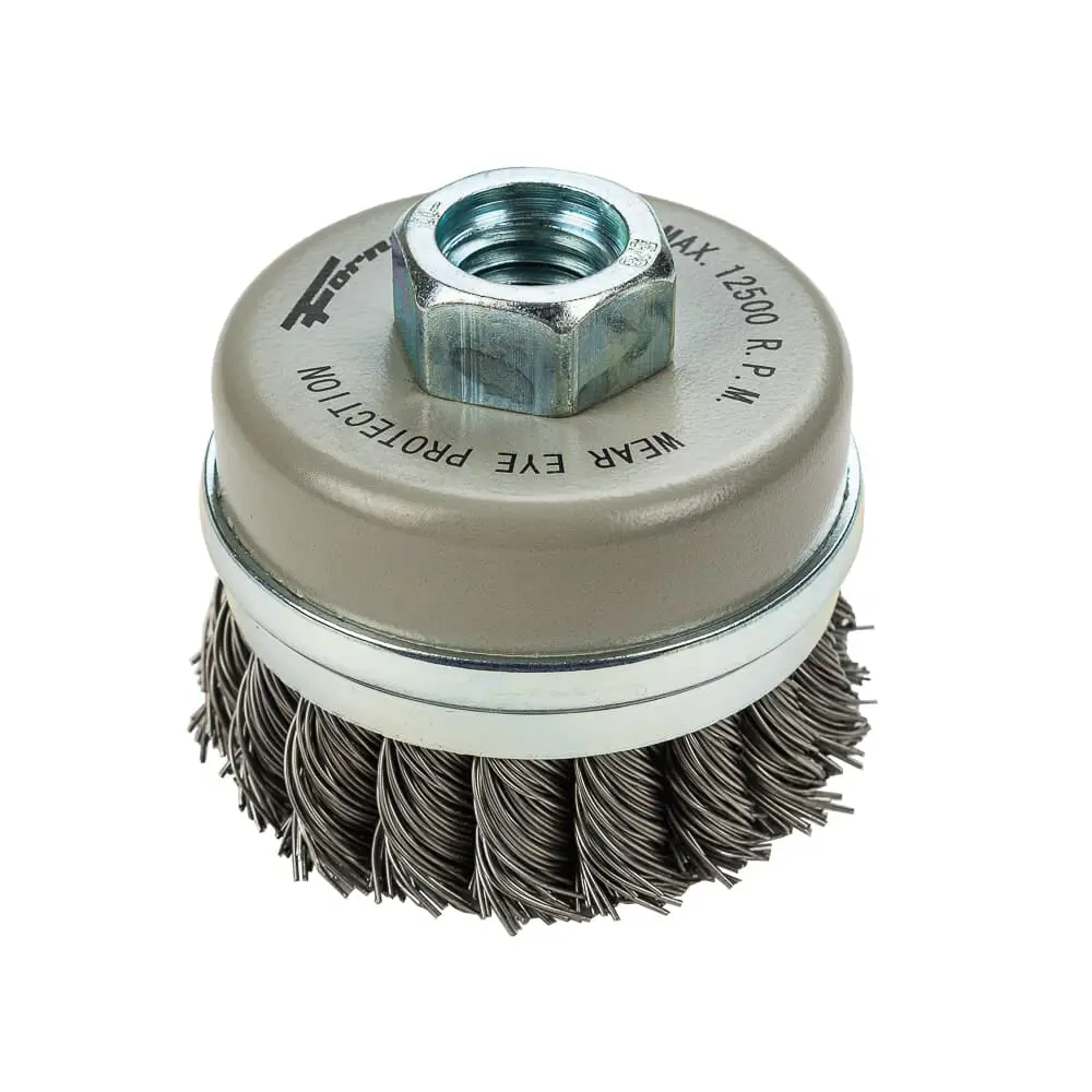 Command Pro Cup Brush, Knotted, 2-3/4 In X .020 In X 5/8 In-11 1