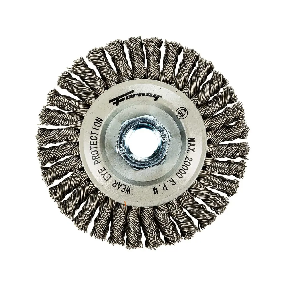 Command Pro Wire Wheel, Stringer Bead, 4 In X .020 In X 5/8 In-11 1