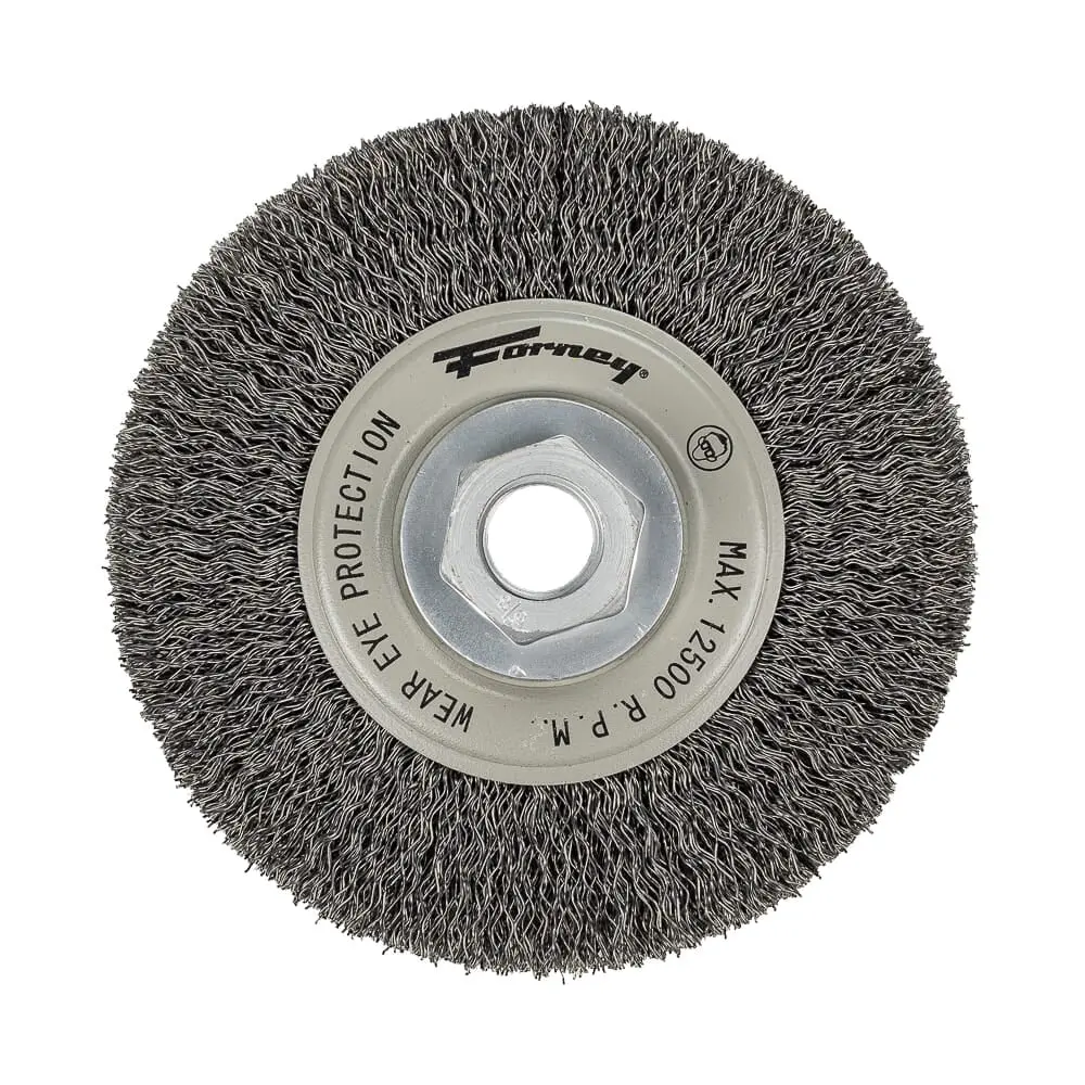 Command Pro Wire Wheel, Crimped, 4-1/2 In X .014 In X 5/8 In-11 1