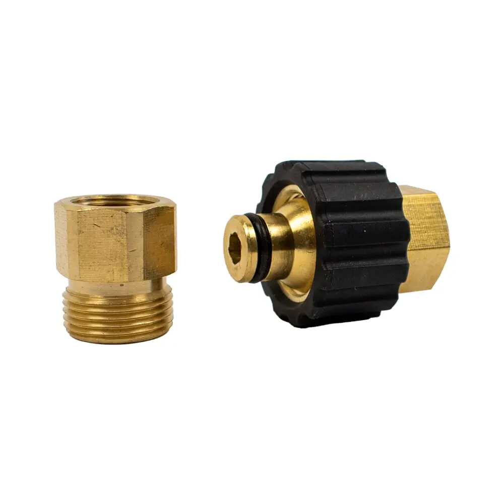 Pressure Washer Connector, M22 X 3/8 In Fnpt 1
