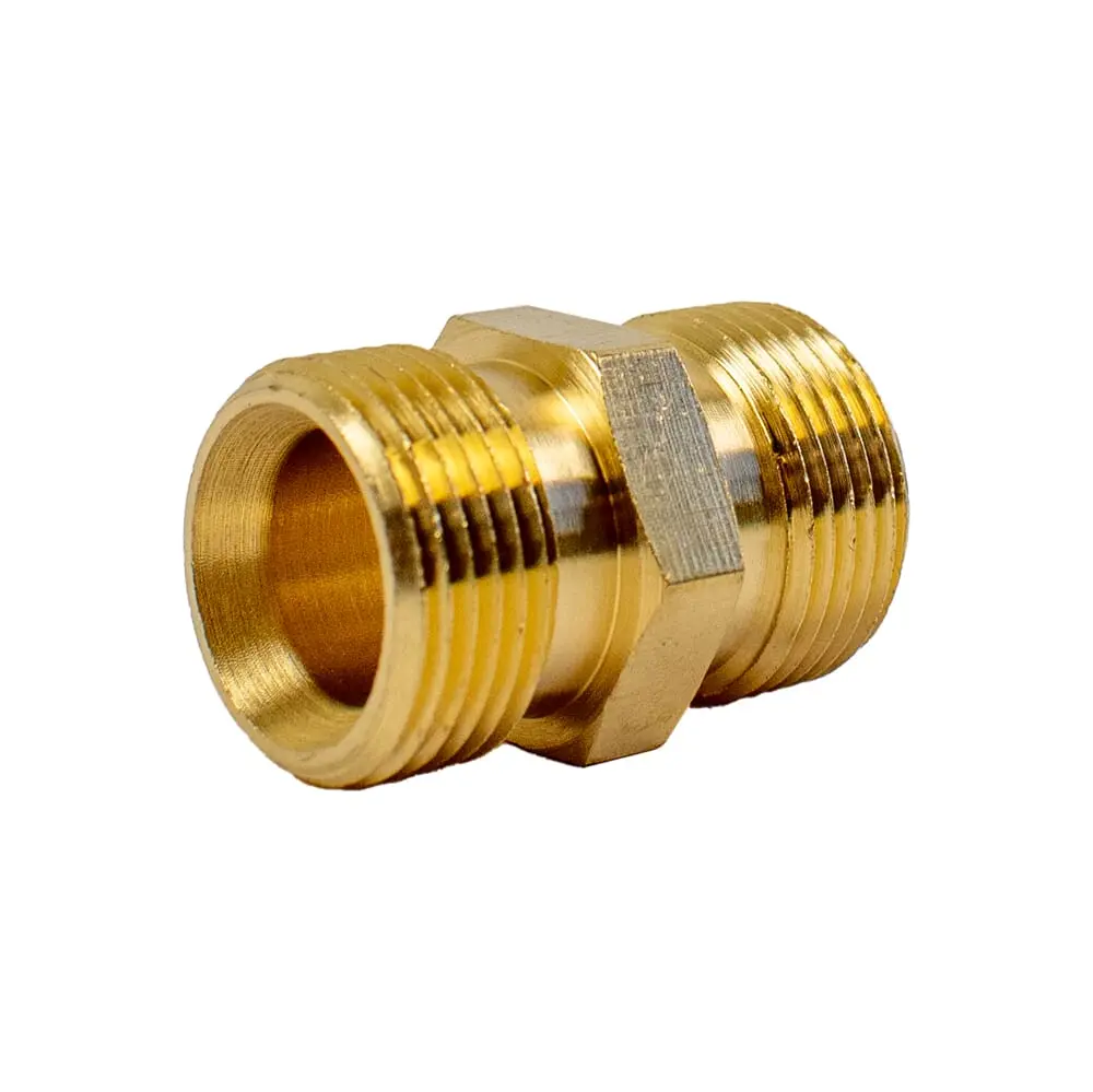 M22 Male To M22 Male (Hose To Hose) Adapter 1